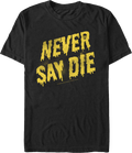 Painted Never Say Die Goonies T-Shirt product image 1