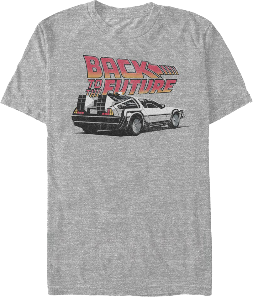 Parked Delorean Back To The Future T-Shirt product image 1