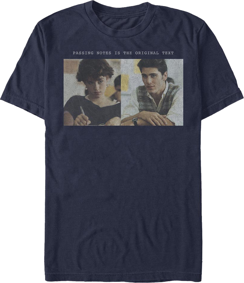 Passing Notes Is The Original Text Sixteen Candles T-Shirt product image 1