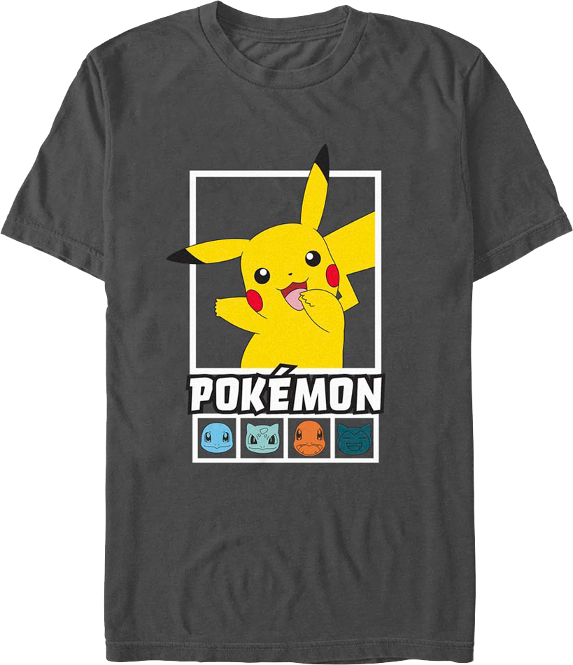 Pikachu And Pals Pokemon T-Shirt product image 1