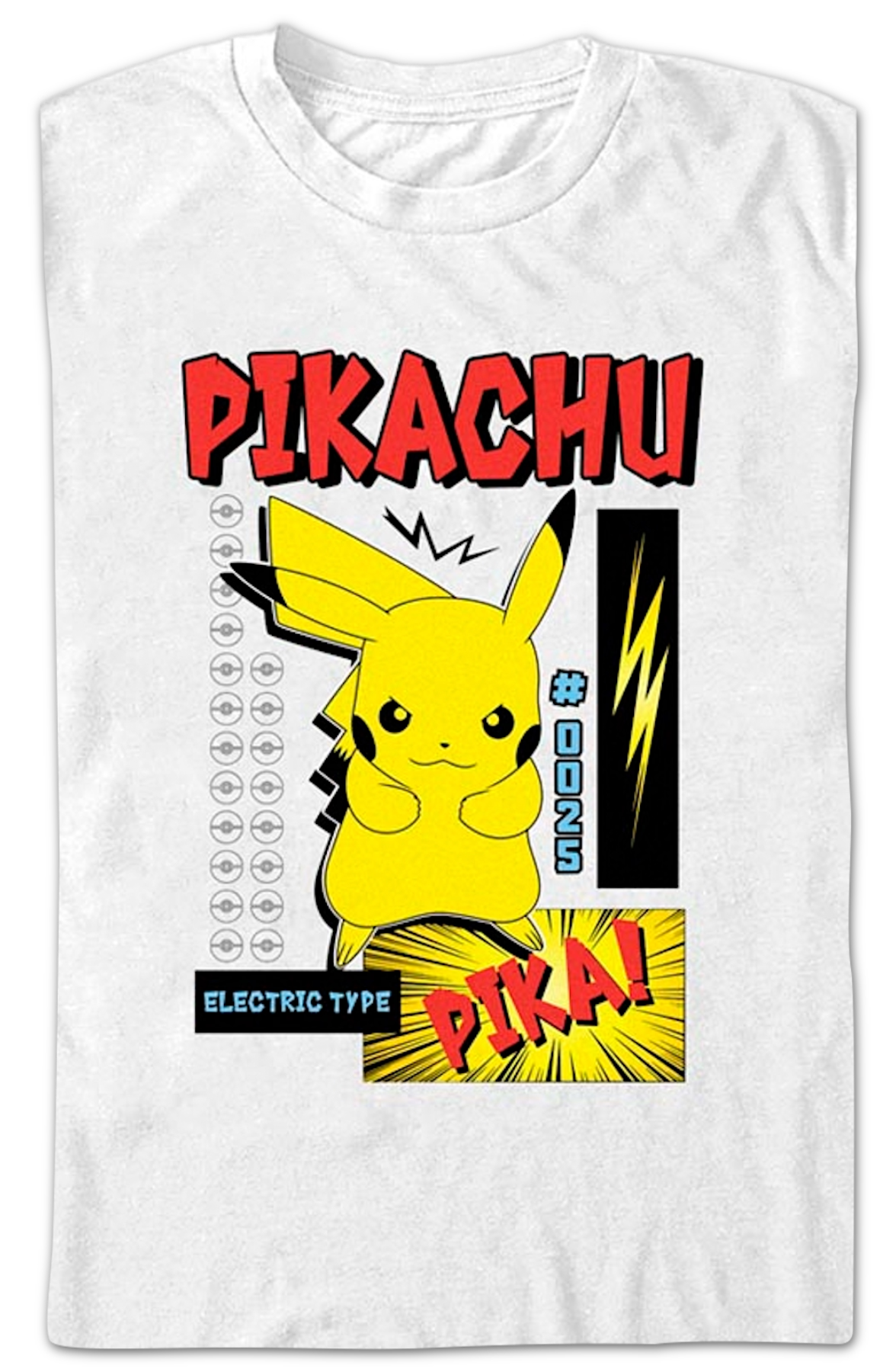Pikachu Electric Type Pokemon T-Shirt product image 2