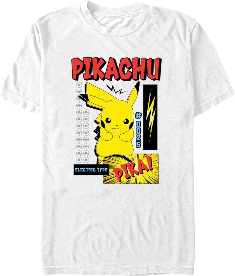 Pikachu Electric Type Pokemon T-Shirt product image 1