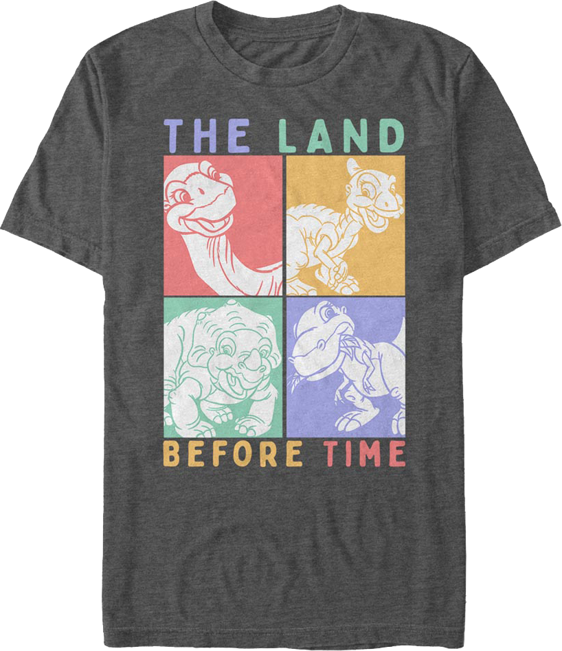 Pop Art Dinosaurs Land Before Time T-Shirt product image 1