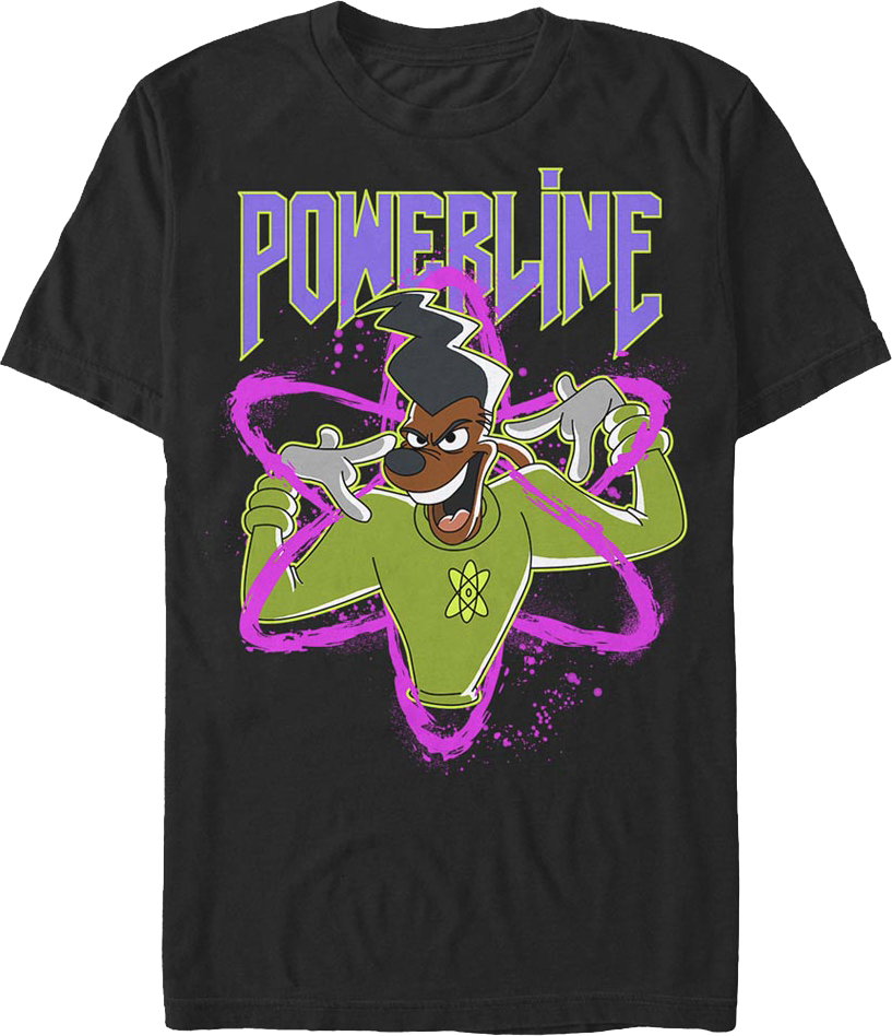 Powerline Goofy Movie Disney T-Shirt product image 1