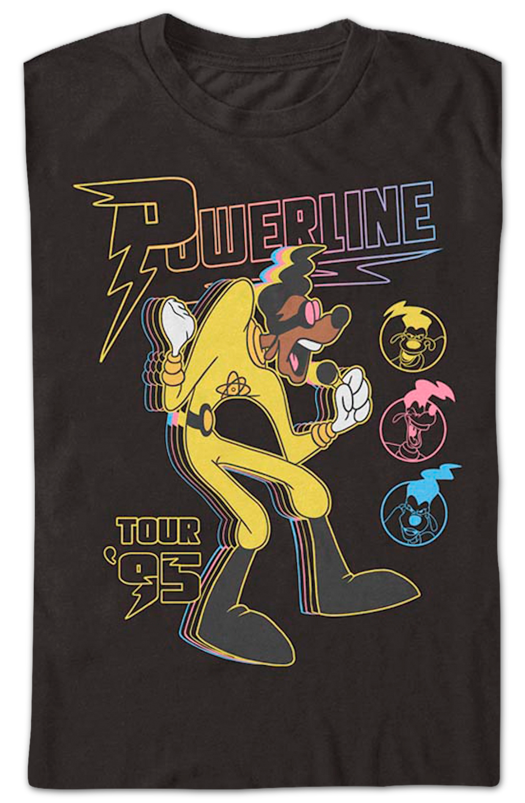 Powerline Tour '95 Goofy Movie Disney T-Shirt product image 2
