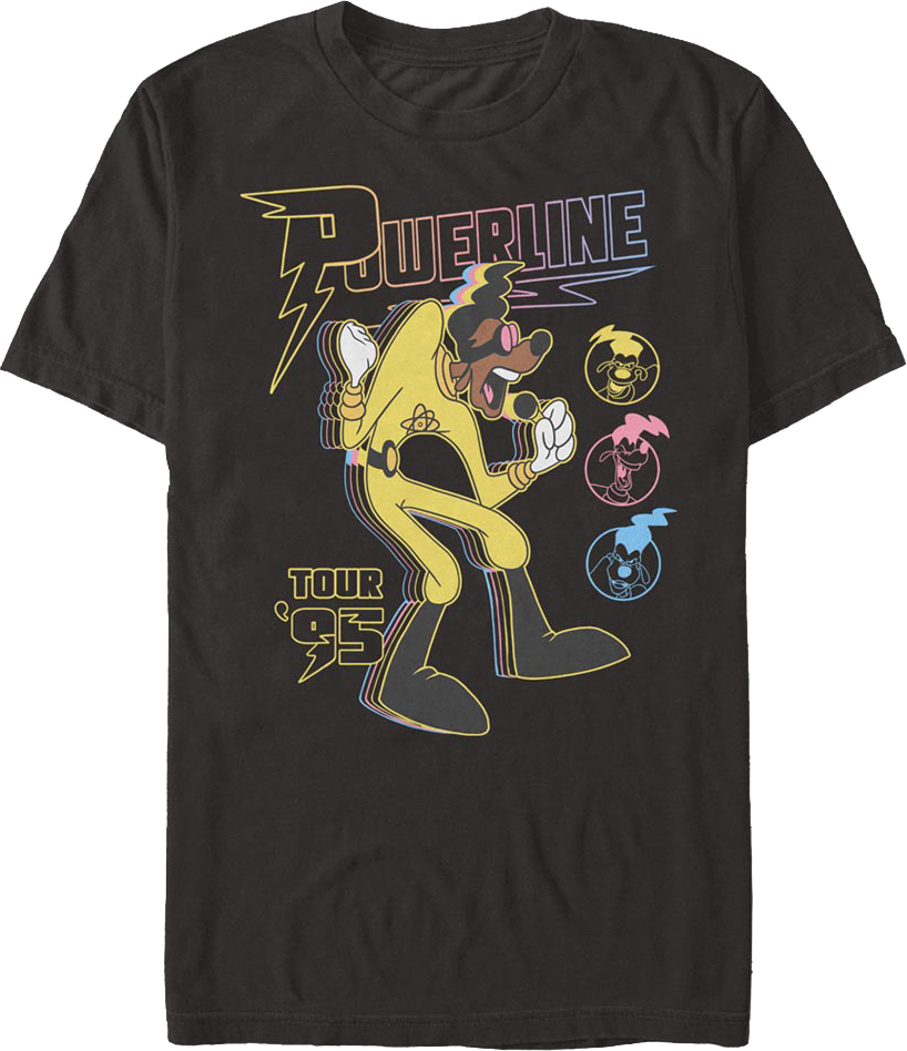 Powerline Tour '95 Goofy Movie Disney T-Shirt product image 1