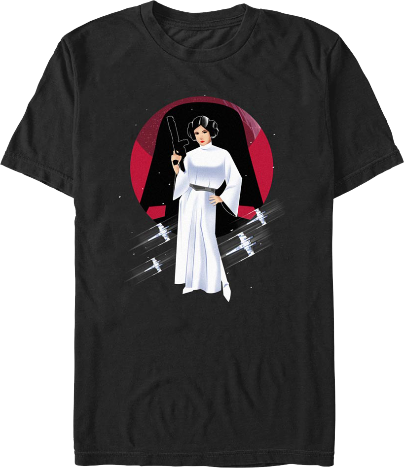 Princess Pose Star Wars T-Shirt product image 1
