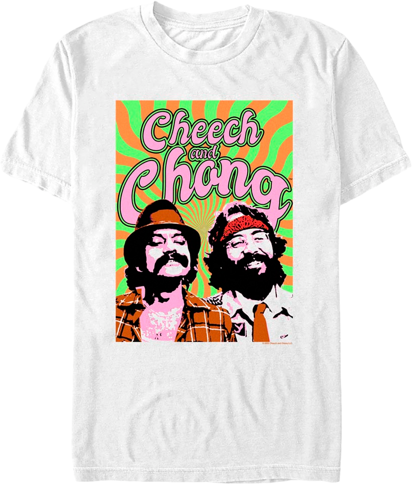 Psychedelic Cheech And Chong T-Shirt product image 1