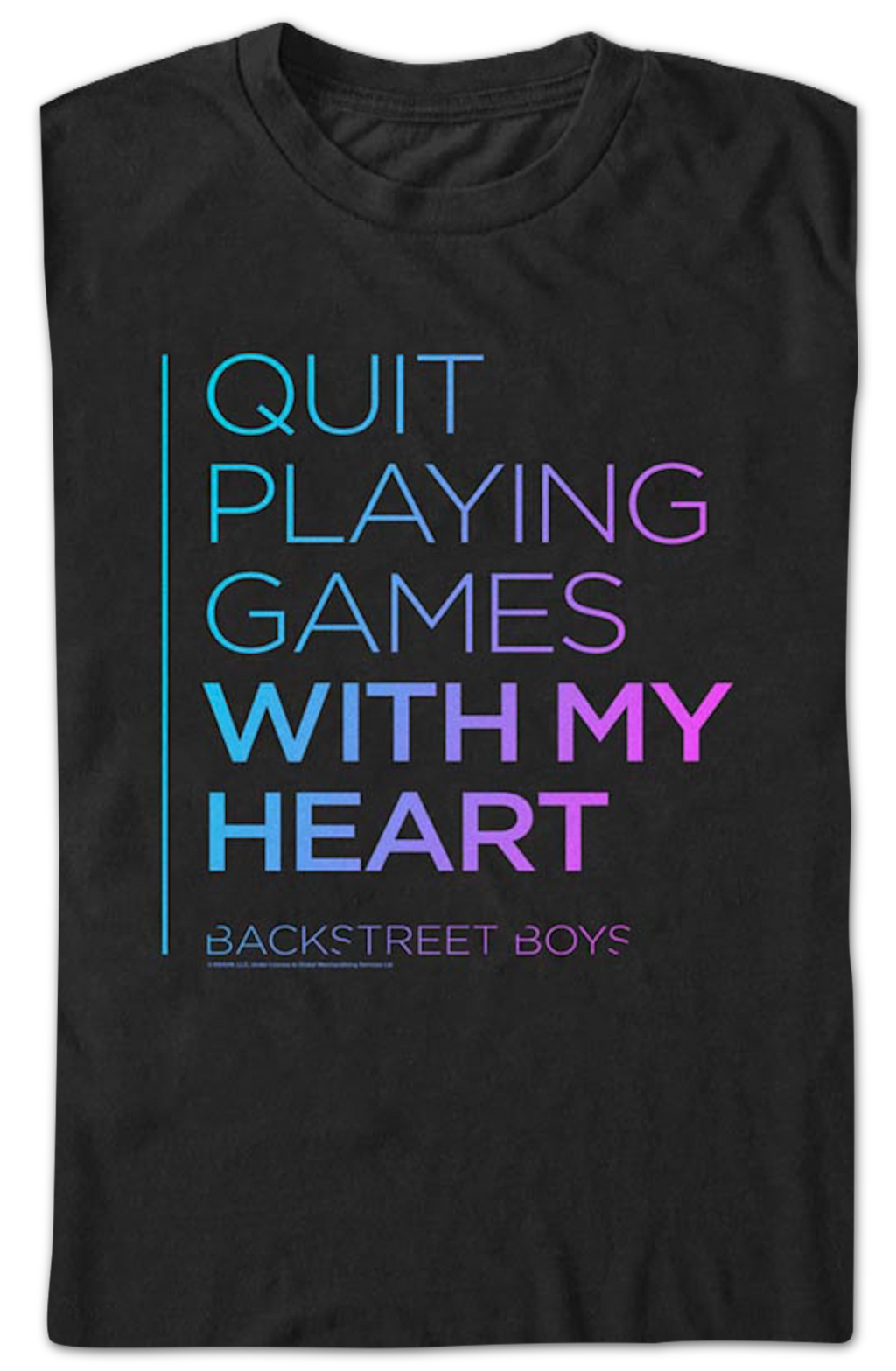 Quit Playing Games With My Heart Backstreet Boys T-Shirt product image 2