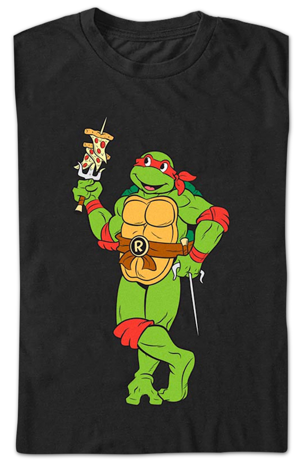 Raphael Pizza Slices Teenage Mutant Ninja Turtles T-Shirt product image 2