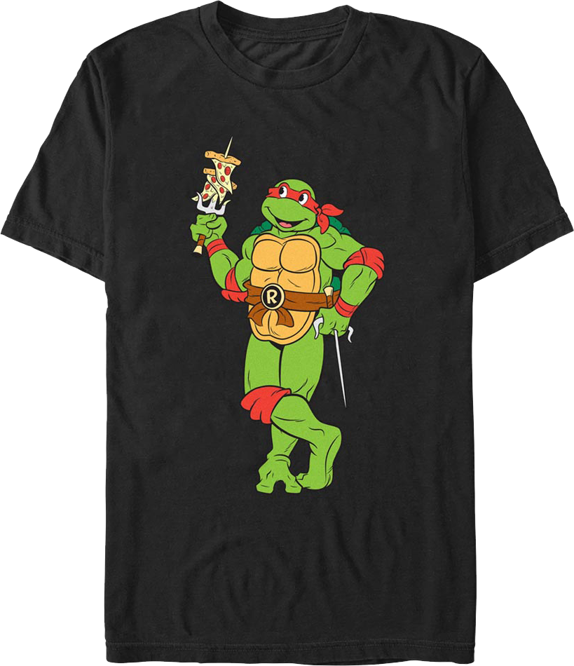 Raphael Pizza Slices Teenage Mutant Ninja Turtles T-Shirt product image 1