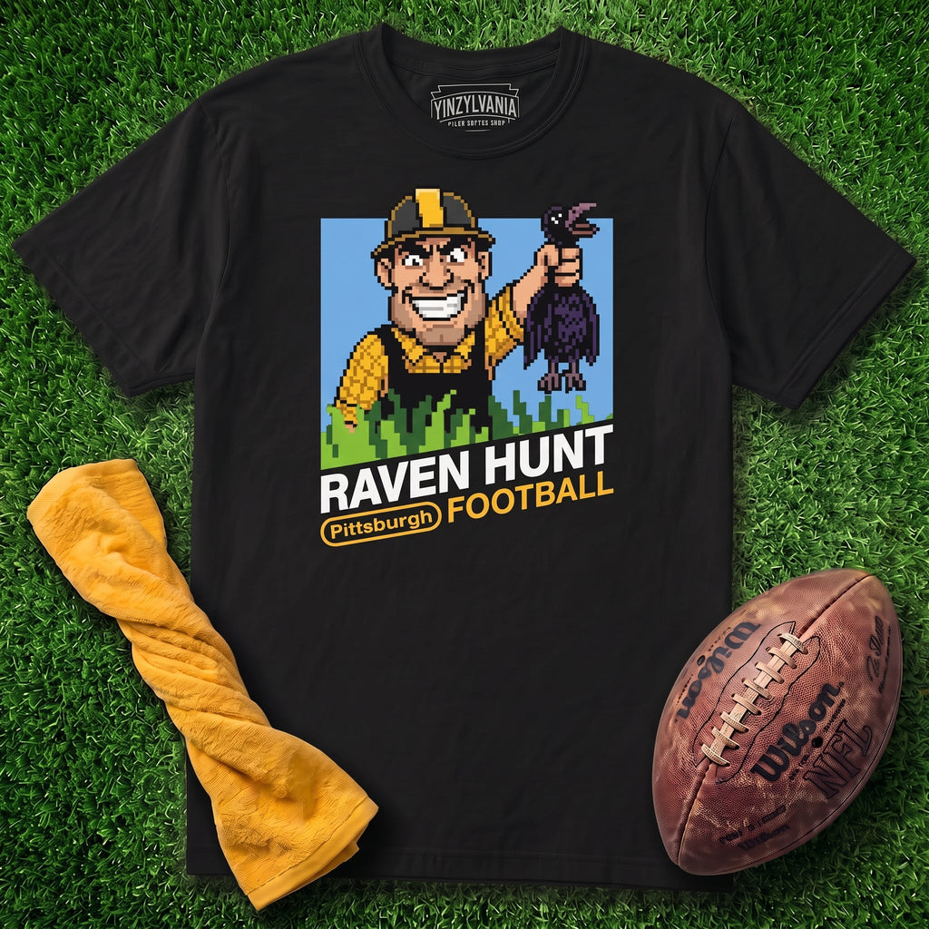 Raven Hunt Retro Game Art | T-Shirt product image 1