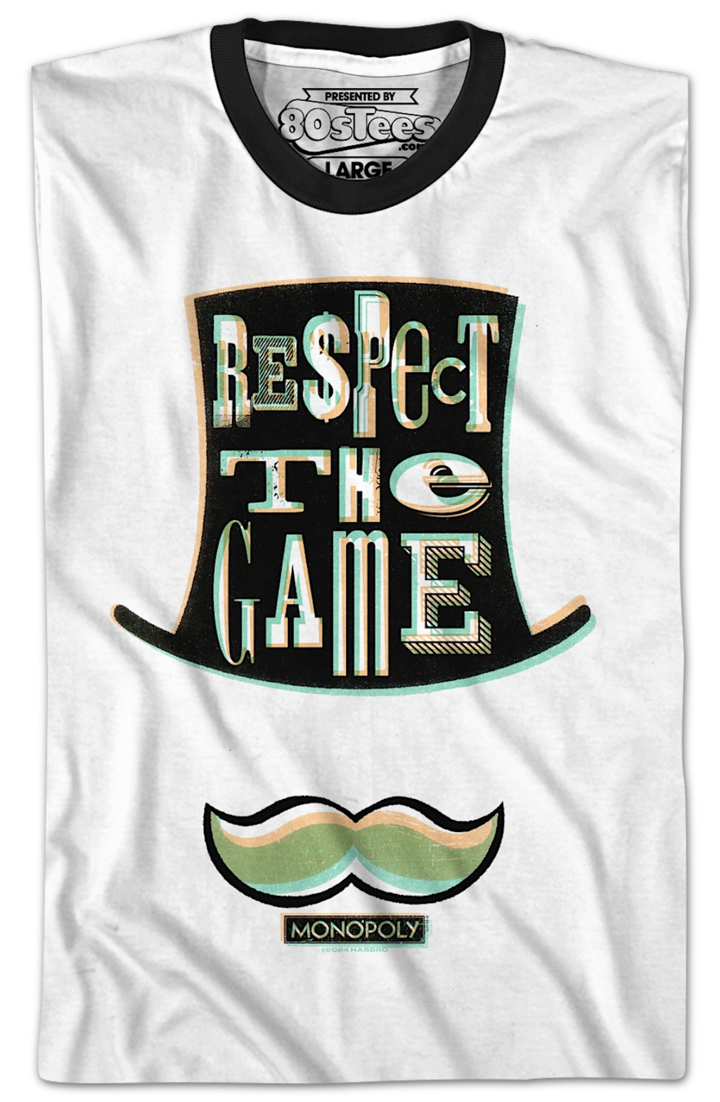Respect The Game Monopoly Ringer Shirt product image 2