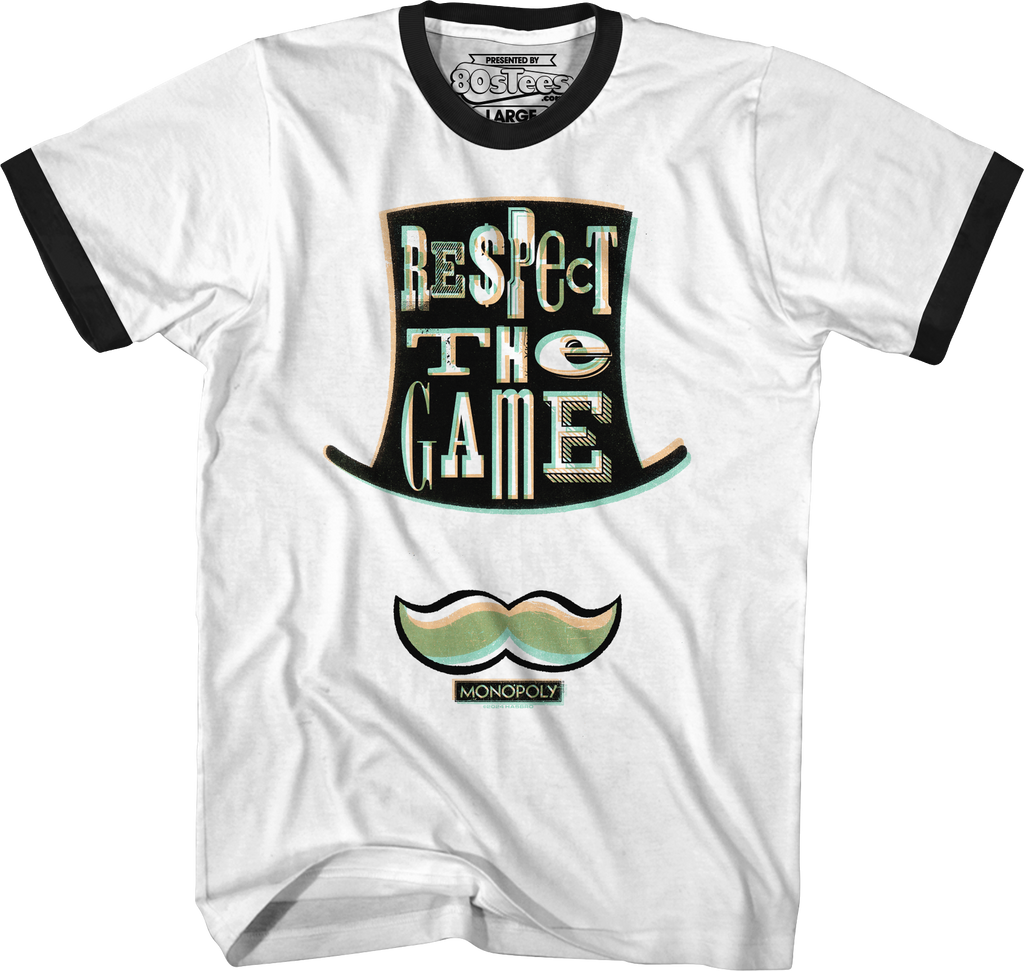 Respect The Game Monopoly Ringer Shirt product image 1