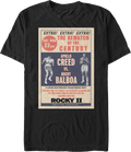 Rematch Of The Century Poster Rocky II T-Shirt
