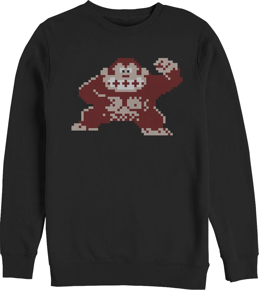 Retro 8-Bit Donkey Kong Sweatshirt product image 1