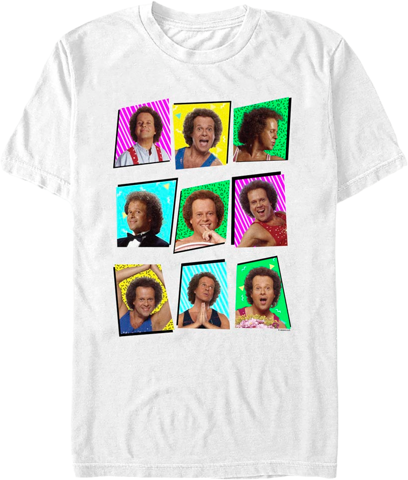 Retro Collage Richard Simmons T-Shirt product image 1