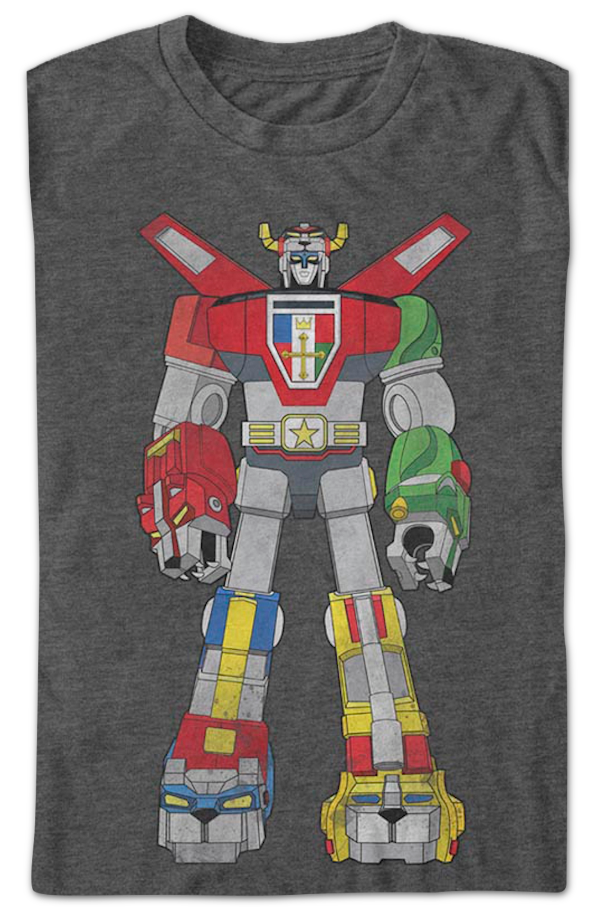 Retro Defender of the Universe Voltron T-Shirt product image 2