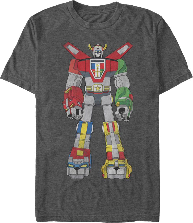Retro Defender of the Universe Voltron T-Shirt product image 1
