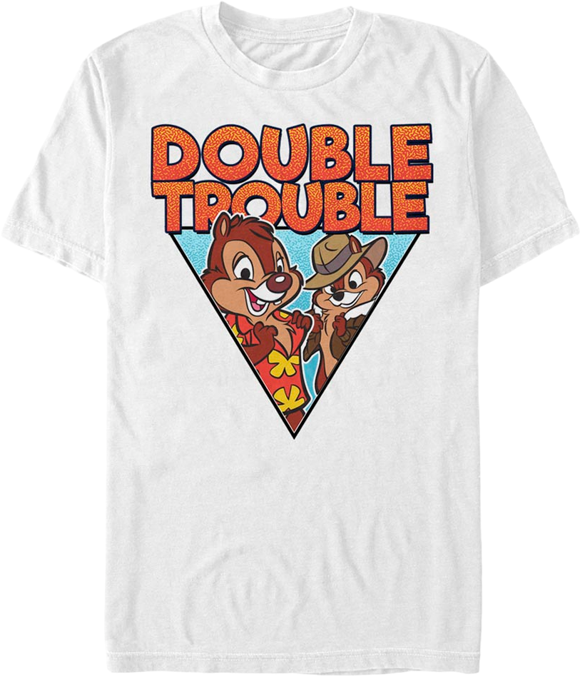 Retro Double Trouble Chip 'n Dale Rescue Rangers T-Shirt product image 1