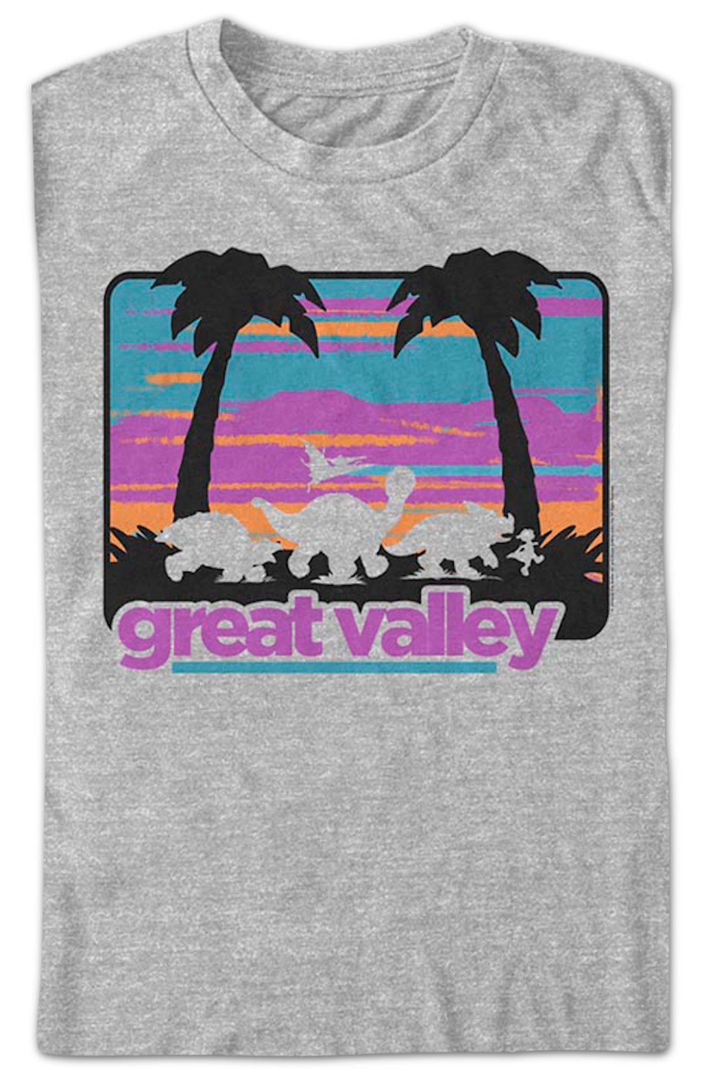 Retro Great Valley Silhouettes Land Before Time T-Shirt product image 2