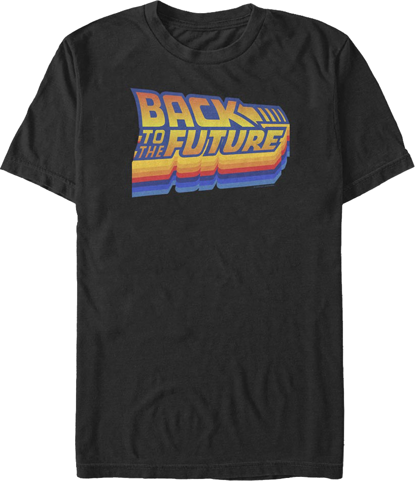 Retro New Wave Logo Back To The Future T-Shirt product image 1