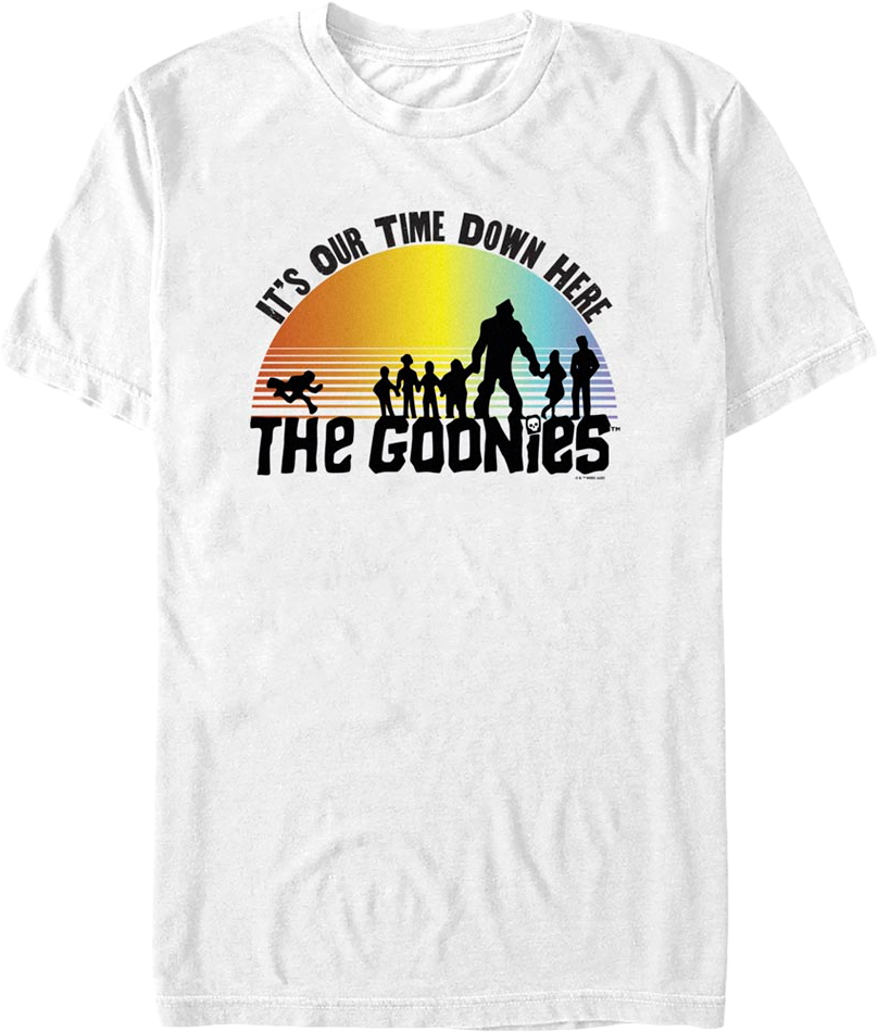 Retro Our Time Silhouettes Goonies T-Shirt product image 1