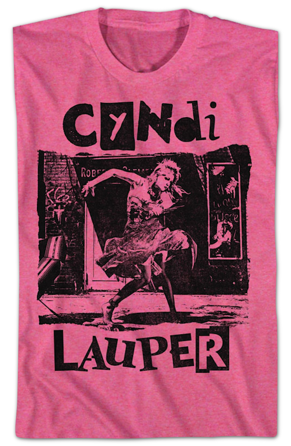 Retro Pink She's So Unusual Cyndi Lauper T-Shirt product image 2