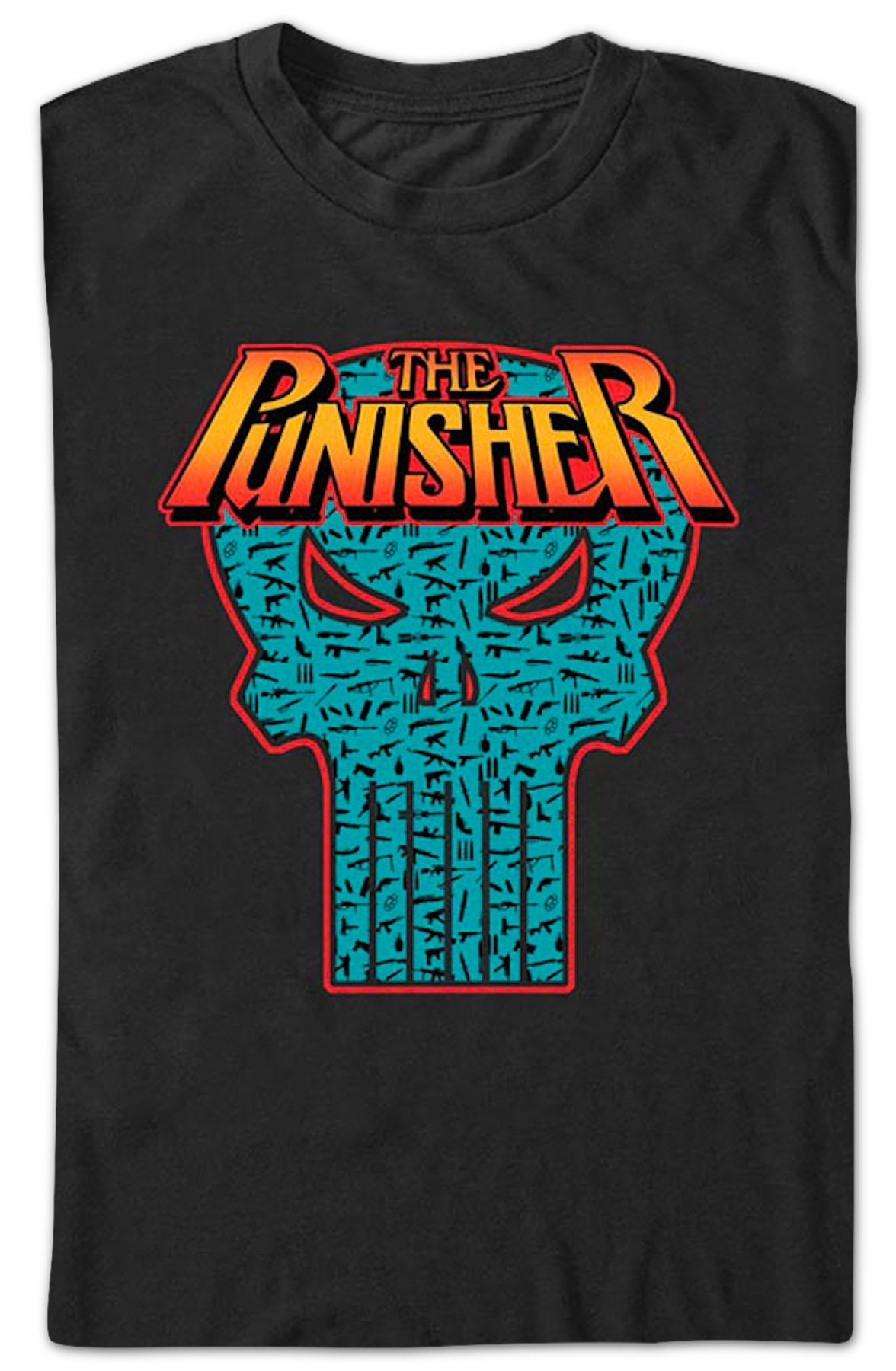 Retro Punisher Skull Marvel Comics T-Shirt product image 2