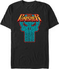 Retro Punisher Skull Marvel Comics T-Shirt product image 1