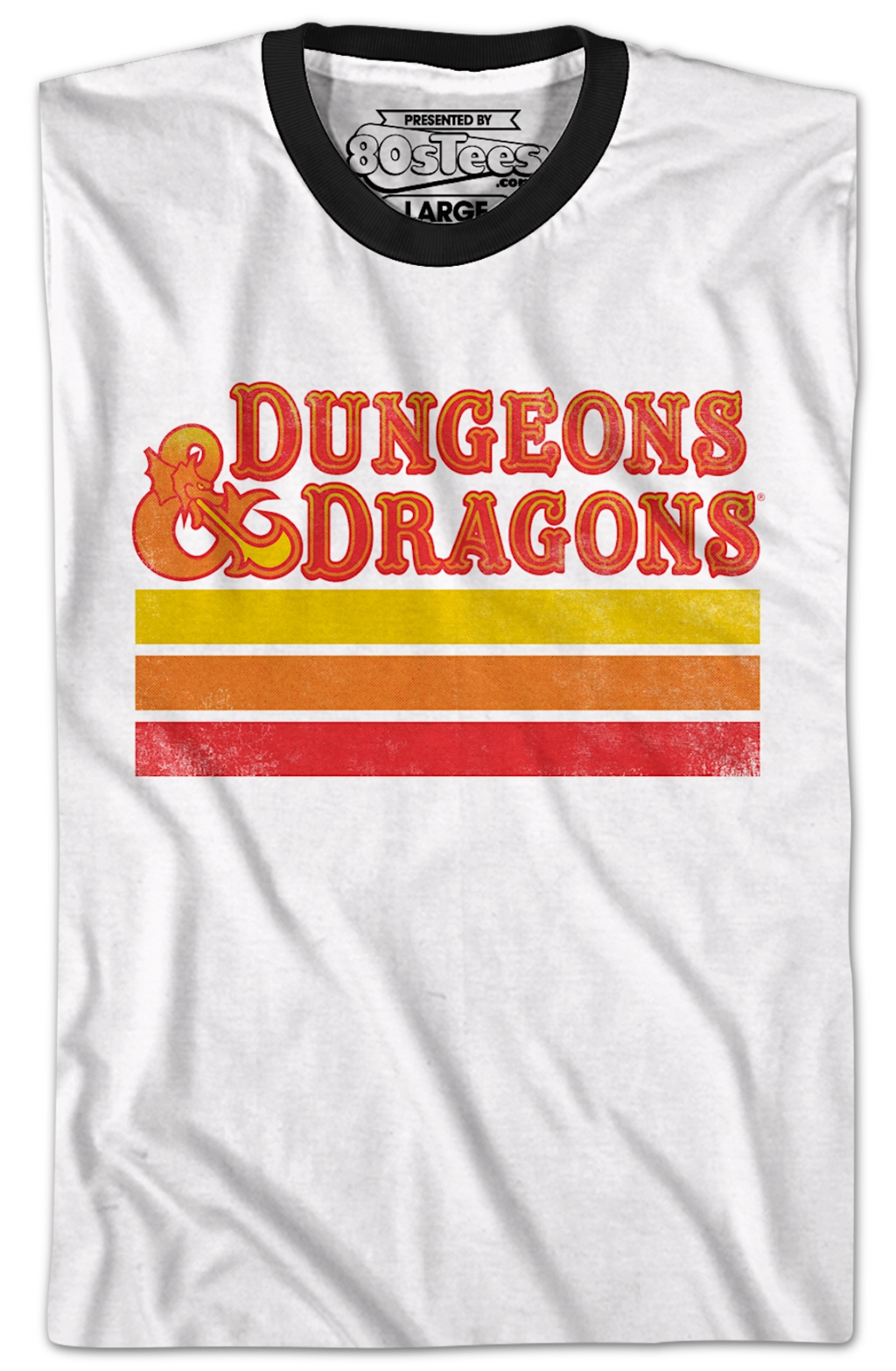 Retro Stripes Dungeons & Dragons Ringer Shirt product image 2