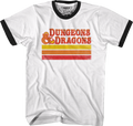 Retro Stripes Dungeons & Dragons Ringer Shirt product image 1