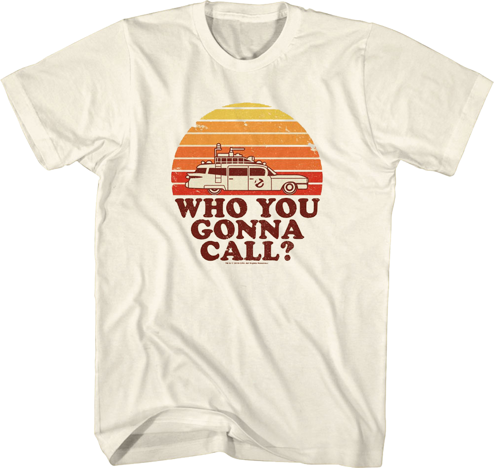 Retro Sunset Ghostbusters T-Shirt product image 1