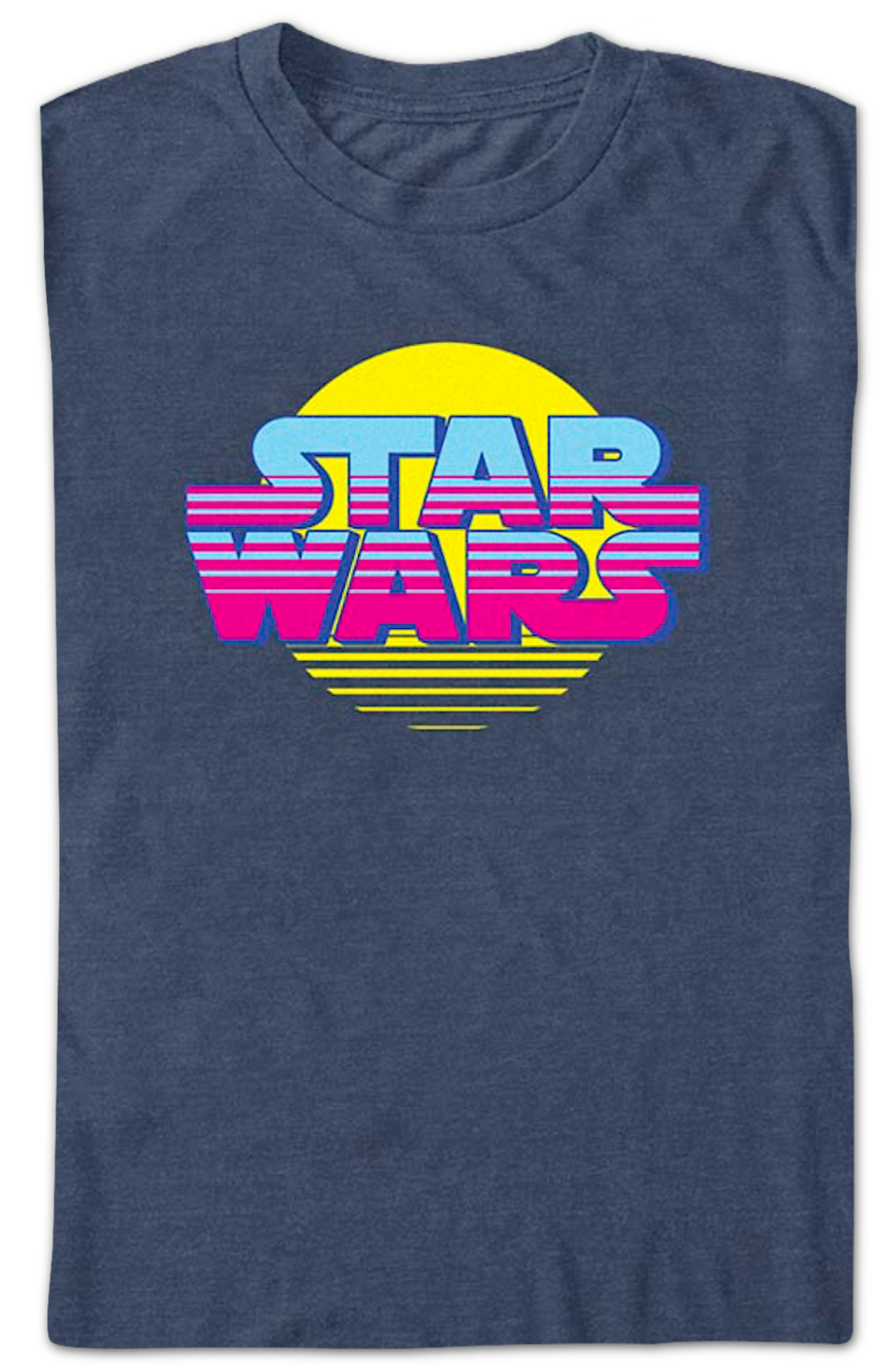Retro Sunset Logo Star Wars T-Shirt product image 2
