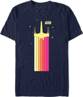 Retro X-Wing Trails Star Wars T-Shirt product image 1