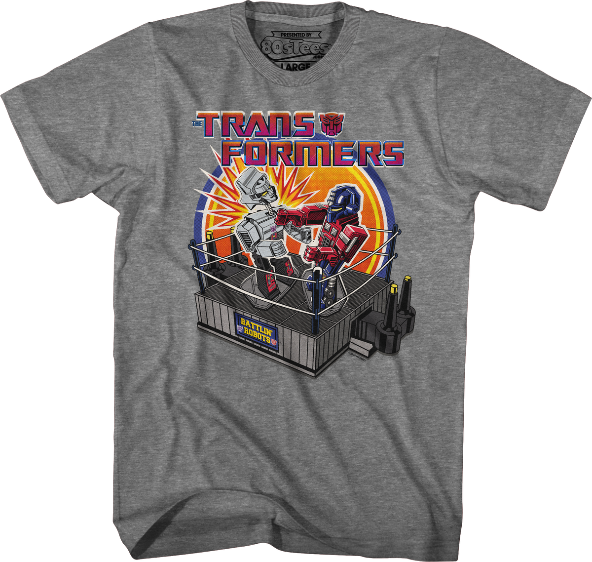 Rock 'Em Sock 'Em Robots Transformers T-Shirt