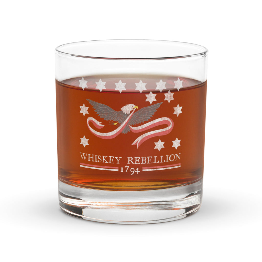 Whiskey Rebellion Flag - 1794 | Rocks Glass, 10.5 oz