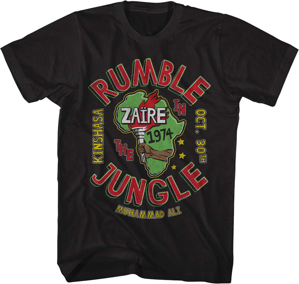 Rumble In The Jungle 1974 Muhammad Ali T-Shirt product image 1