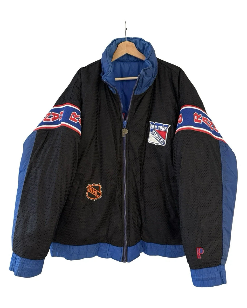 Vintage 90s Reversible New York Rangers Pro Player Jacket product image 1