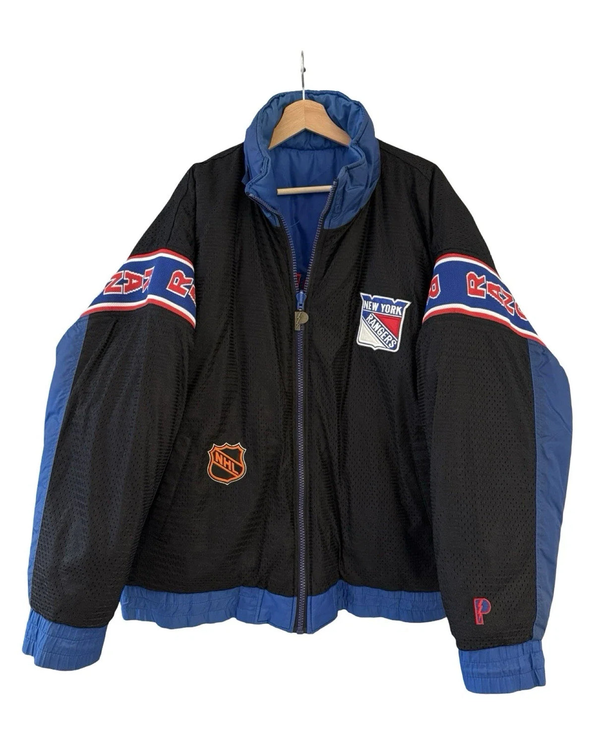 Vintage 90s Reversible New York Rangers Pro Player Jacket product image 1
