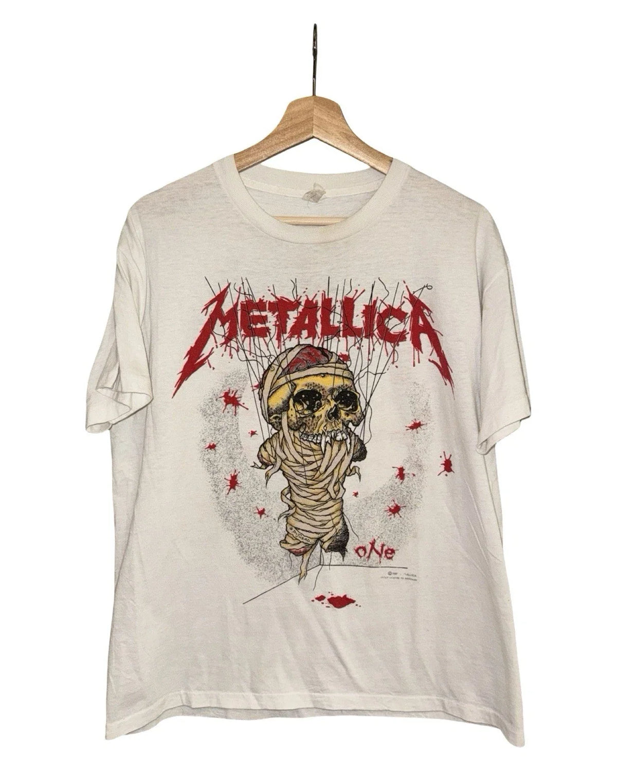 Vintage 1989 Metallica Pushead Landmine Tour Tee product image 1