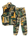 Rare Stussy Color Block Fleece Vest & Pants Set product image 1