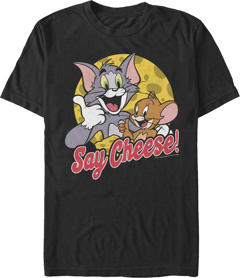 Say Cheese Tom And Jerry T-Shirt product image 1