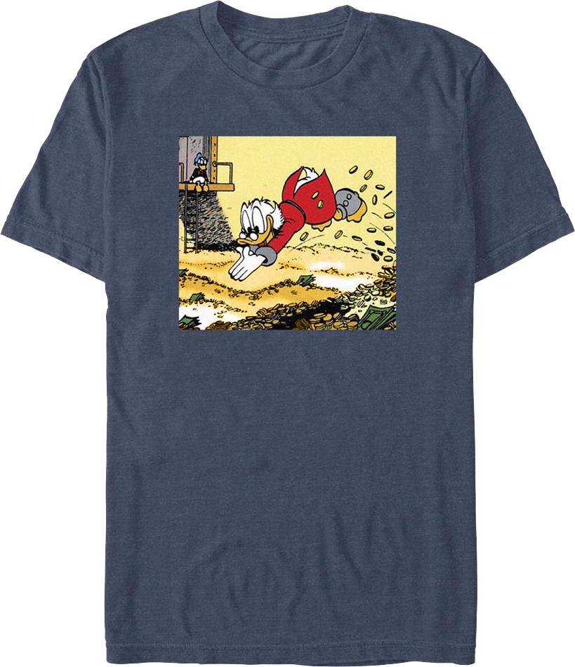 Scrooge McDuck's Money Vault Dive DuckTales T-Shirt product image 1
