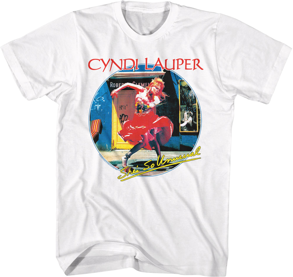 She's So Unusual Cyndi Lauper T-Shirt product image 1