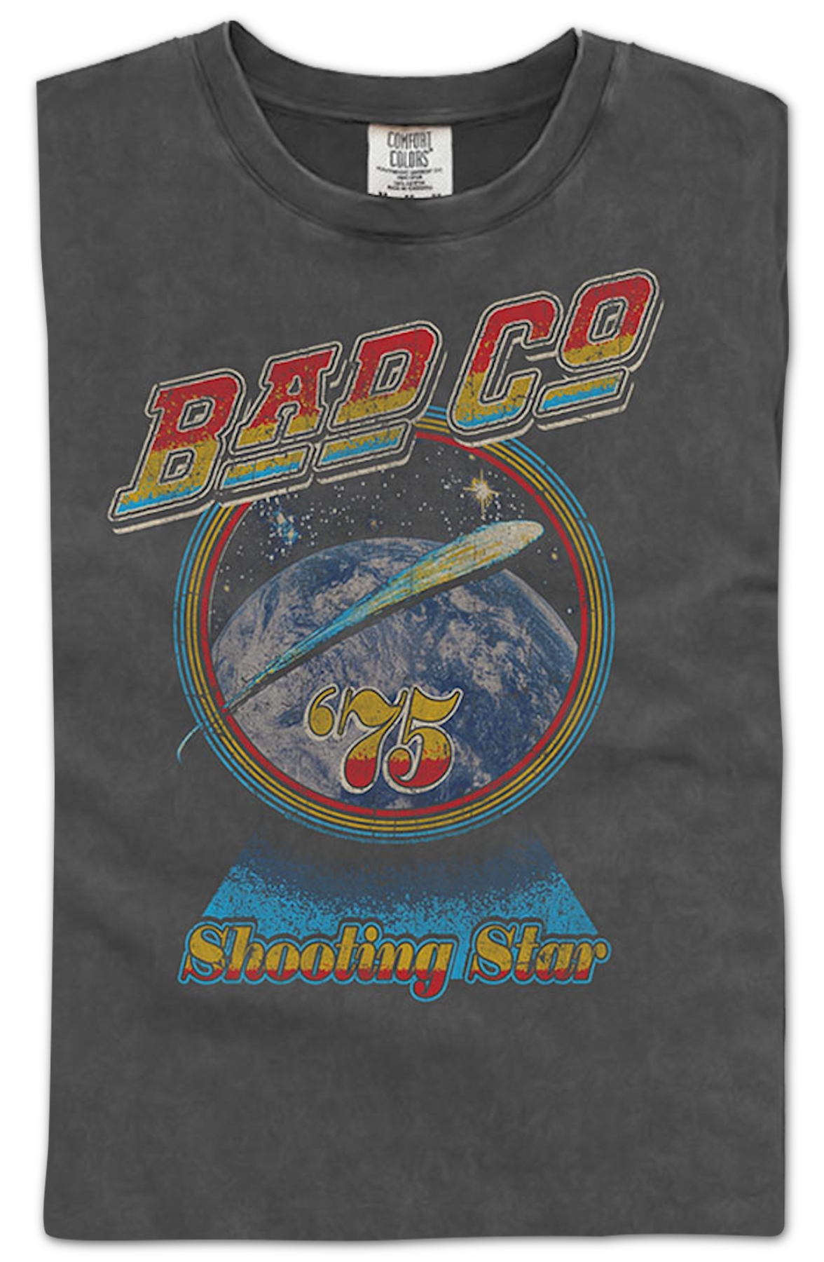 Shooting Star '75 Bad Company Comfort Colors Brand T-Shirt product image 2