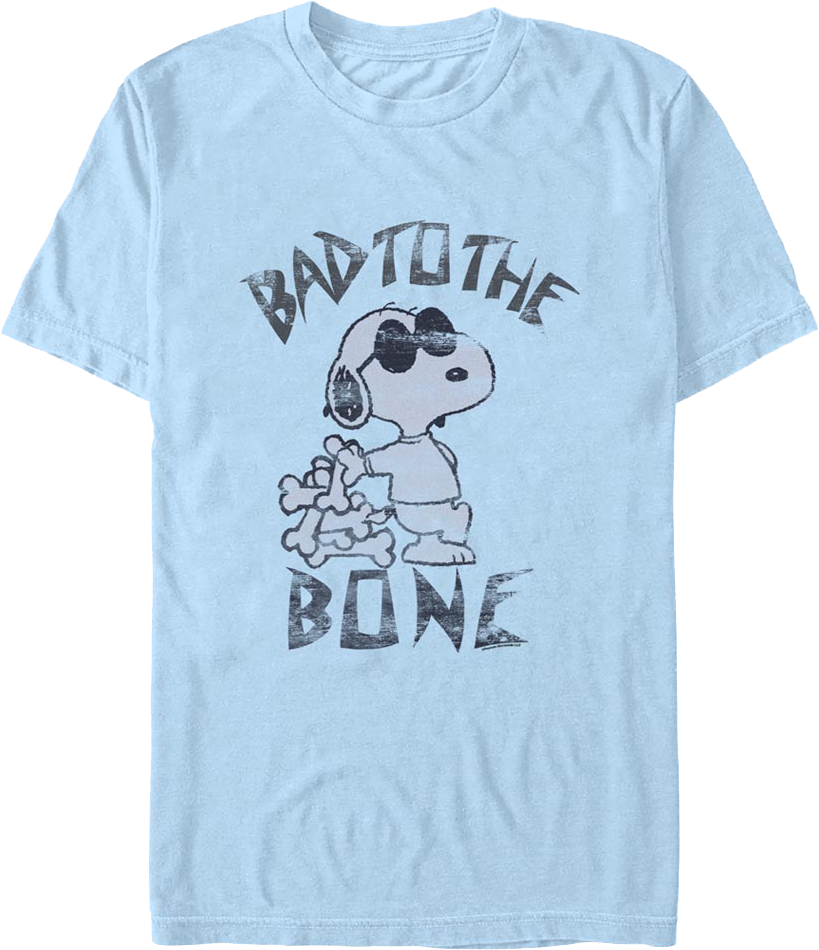 Snoopy Bad To The Bone Peanuts T-Shirt product image 1