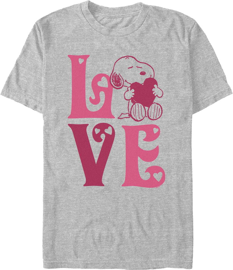 Snoopy Puppy Love Peanuts T-Shirt product image 1
