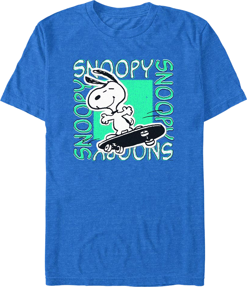 Snoopy's Skateboard Peanuts T-Shirt product image 1