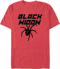 Spider Logo Black Widow Marvel Comics T-Shirt product image 1